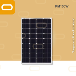 [PM100W] Panel Solar 100W Monocristalino