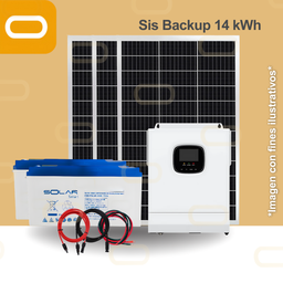 [Sis Backup 14 kWh] Sistema de Backup 14 kWh al día / 3690Wp