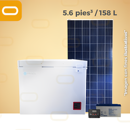 [Sis-Congelador-158L] Sistema SOLAR Congelador 5.6 pies³ / 158 Litros