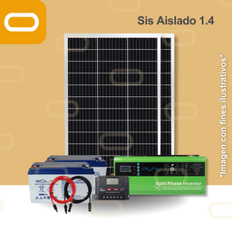 [Sis Aislado 1.4 240V] Sistema Aislado 1.4 kWh al día 200W Salida 240V AC