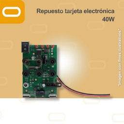 [Repuesto-kit-40-DC] Repuesto Placa electrónica kit DC 40W
