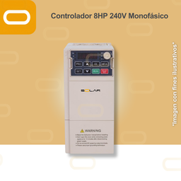 [SU100D-D2-6.0GB] Controlador Solar para bomba de 8HP de voltaje 240V Monofásico