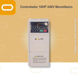 [SU100D-D2-7.5GB] Controlador Solar para bomba de 10HP de voltaje 240V Monofásico