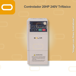 [SU100-D2-15GB] Controlador Solar para bomba de 20HP de voltaje 240V Trifásico