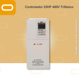 [SU100-T3-018G/022P] Controlador Solar para bomba de 25HP de voltaje 480V Trifásico
