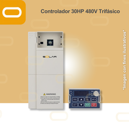 [SU100-T3-022G/030P] Controlador Solar para bomba de 30HP de voltaje 480V Trifásico