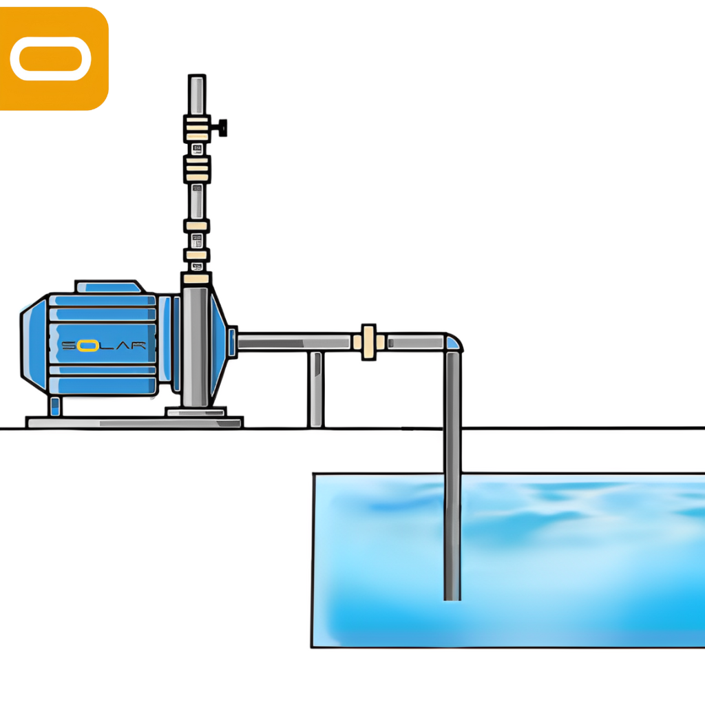 Instalacion 3 de Sistema Bomba Solar Periferica SQB-3-50-200W