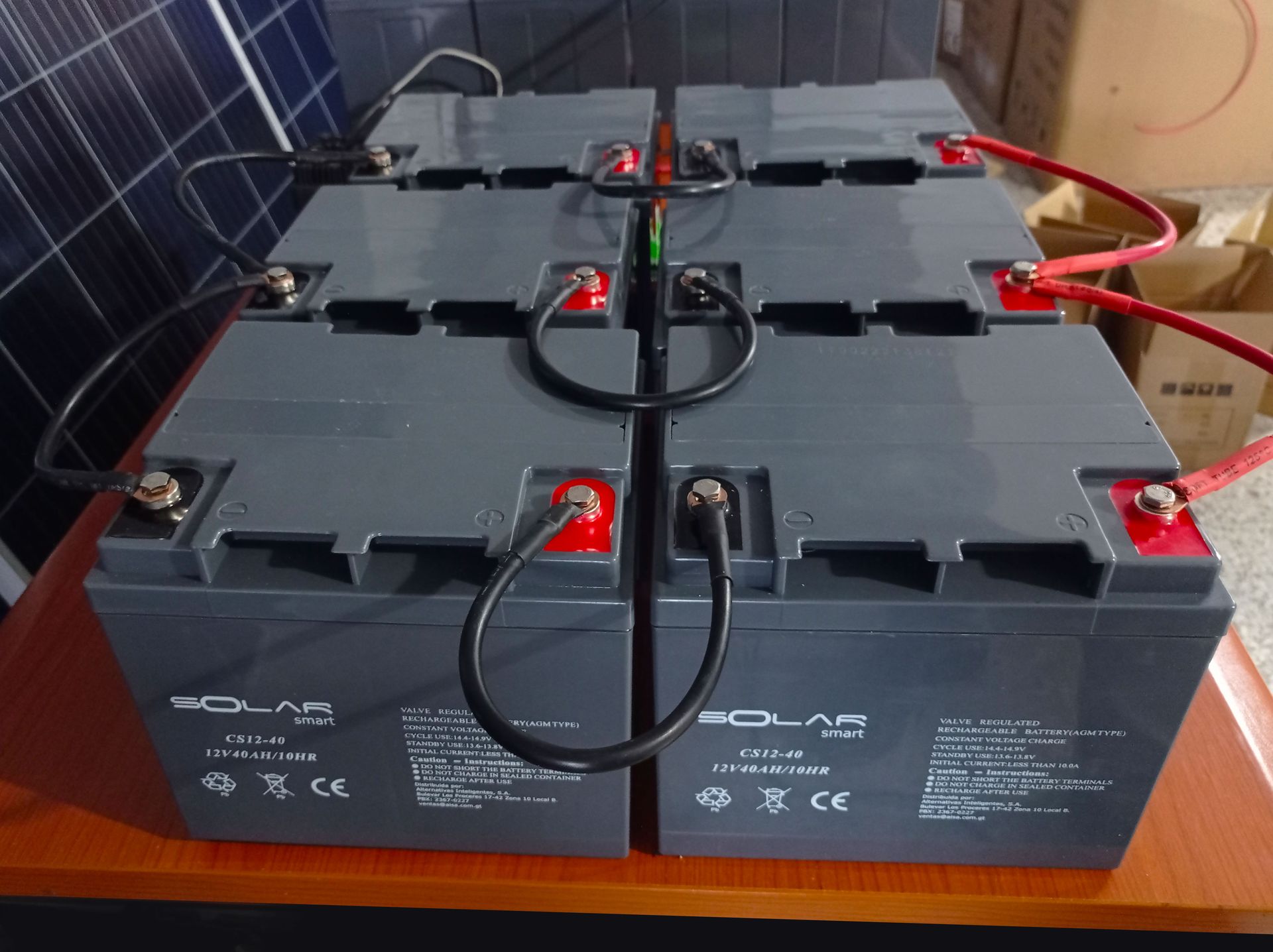 Instalacion 1 de Batería de Gel 4Ah / 12V
