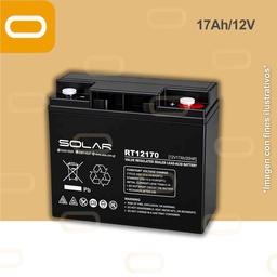 [Batería 12V 17Ah] Batería de Gel 17Ah / 12V