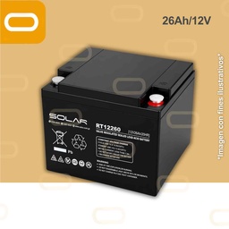 [Batería 12V 26Ah] Batería de Gel 26Ah / 12V