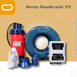 [25-410-AIR-SA20-5-24-370] Aireador Solar para Piscicultura Jet 24V-370W