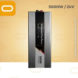 [Inv-Carga-Pro-3K-120V-24V] Inversor Cargador Solar Pro 3000W 24V