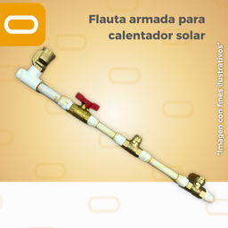 [Flauta-armada] Flauta armada para calentador solar