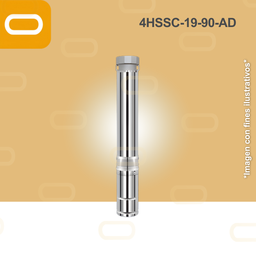 [19-154-4HSSC-19-90-380-3000-AD] Bomba Sumergible SOLAR 4HSSC-19-90-AD
