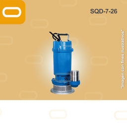 [19-245-SQD-7-26-72-750] Bomba sumergible de caudal SOLAR SQD-7-26