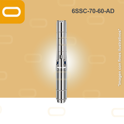 [19-203-6SSC-70-60-380-5500-AD] Bomba sumergible SOLAR 6SSC-70-60-AD