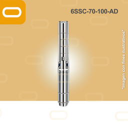 [19-205-6SSC-70-100-380-9200-AD] Bomba sumergible SOLAR 6SSC-70-100-AD