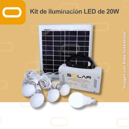 [KDC20W4B] Kit 20W Iluminación LED