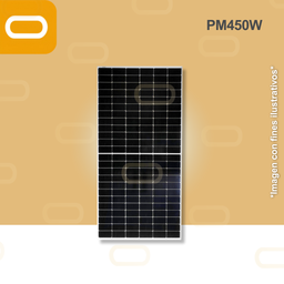 [PM450W] Panel Solar 450W Monocristalino - half cell