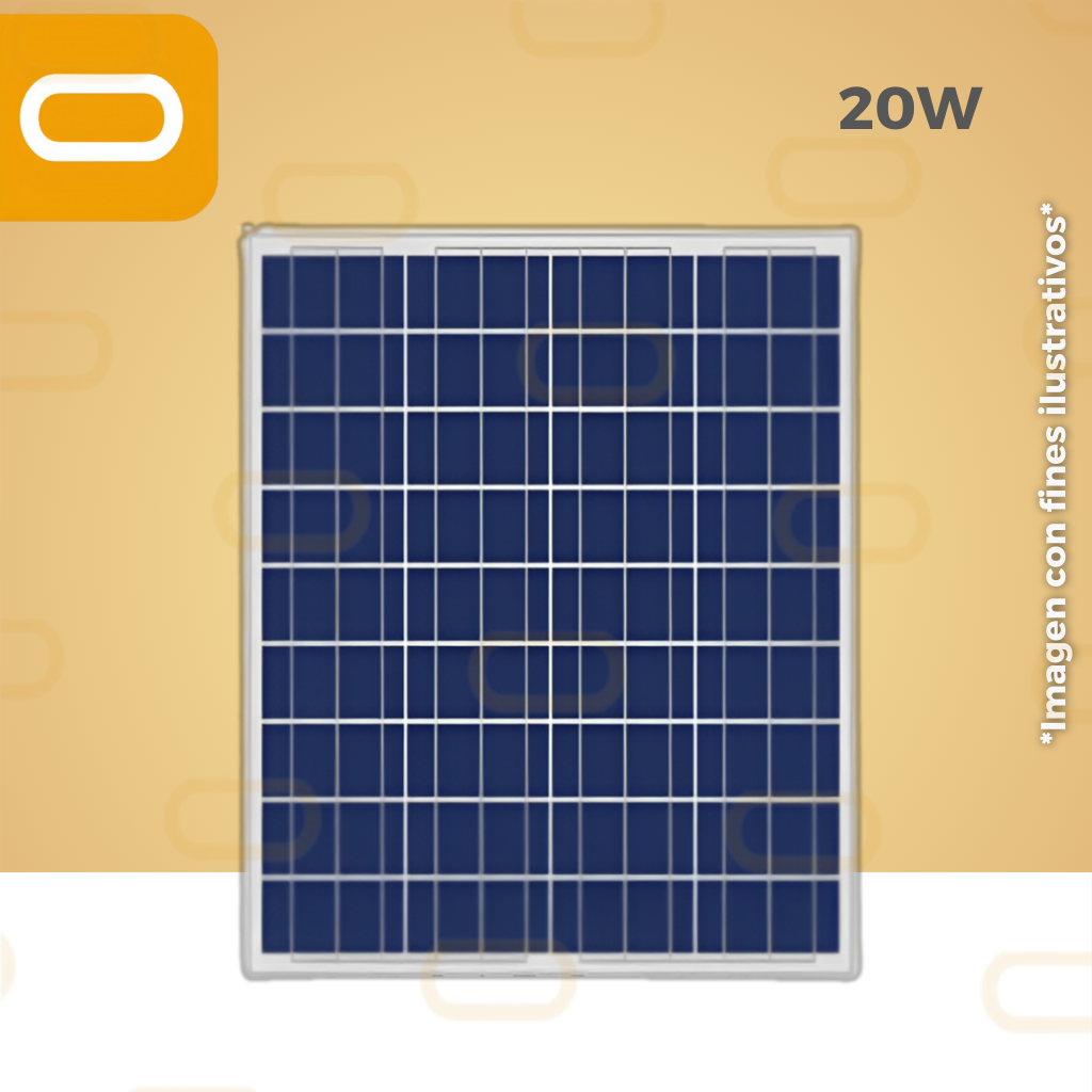 Panel Solar 20W Policristalino