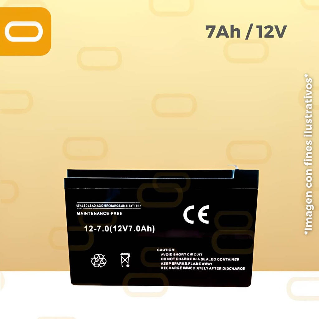 Batería de Gel de 7Ah / 12V