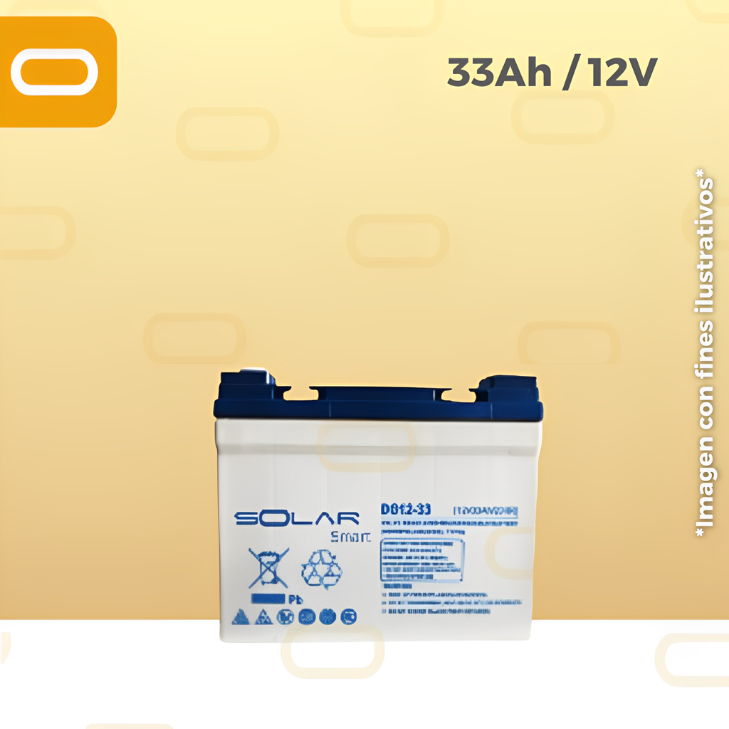 Batería de Gel de 33Ah / 12V