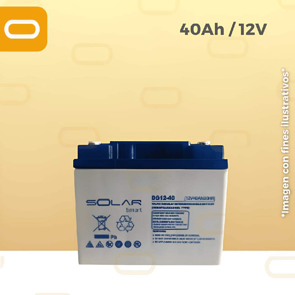 Batería de Gel de 40Ah / 12V