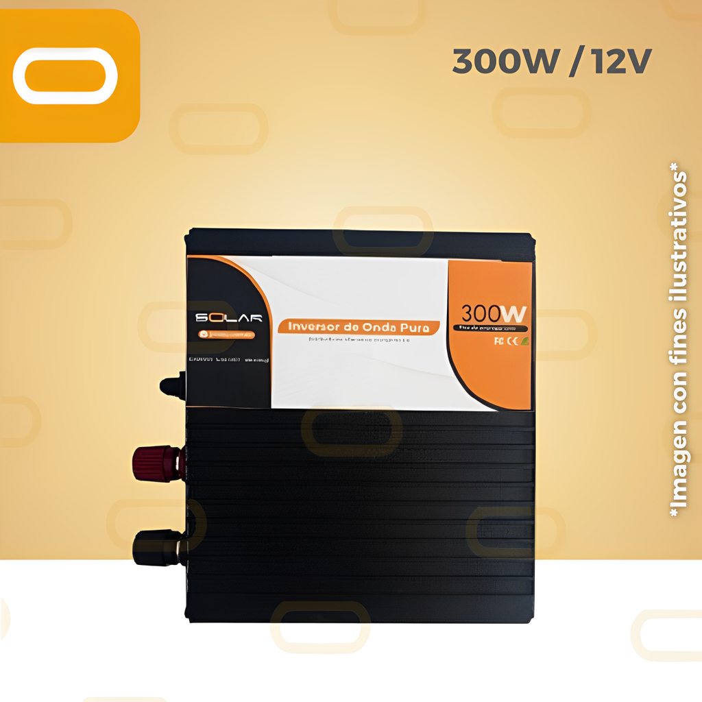 Inversor Off Grid Pro 300W 12V