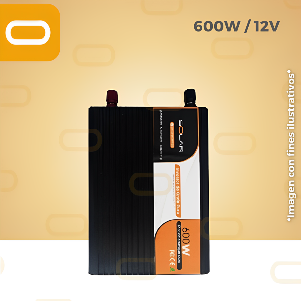 Inversor Off Grid Pro 600W 12V