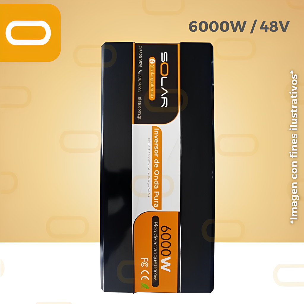 Inversor Off Grid Pro 6000W 48V