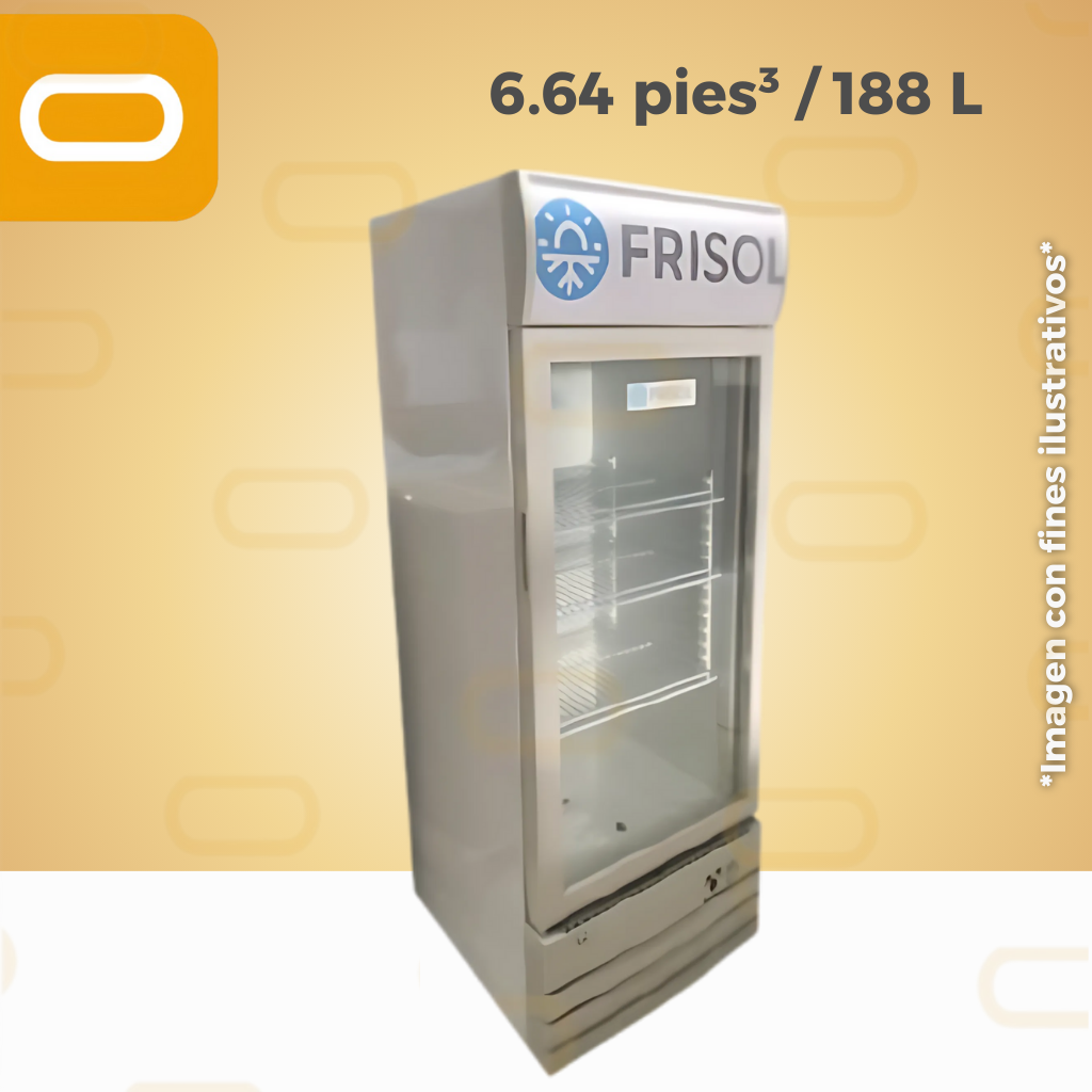 Refrigerador 6.6 pies³ / 188 Litros